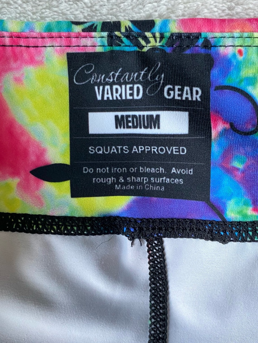 Constantly Varied Gear TIE DYE SKULL LEGGINGS Medium - Picture 10 of 16